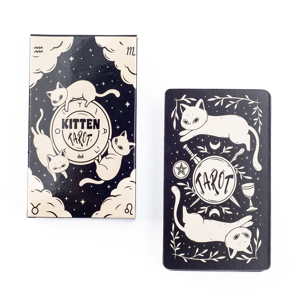 Kitten Tarot Deck 78Pcs Cute B - đánh giá và giá Tarot Deck With Guidebook
