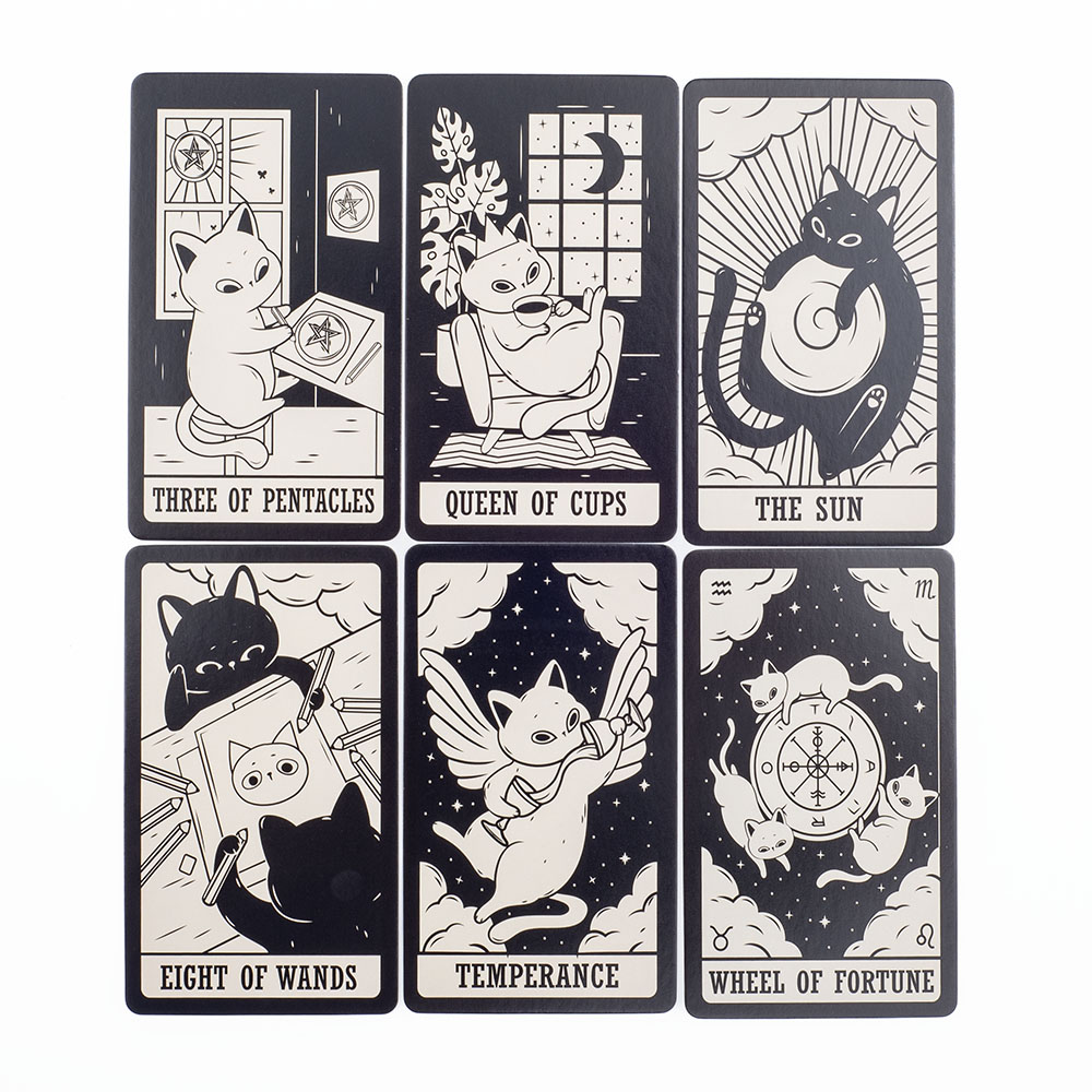 Kitten Tarot Deck 78Pcs Cute B - đánh giá và giá Tarot Deck With Guidebook