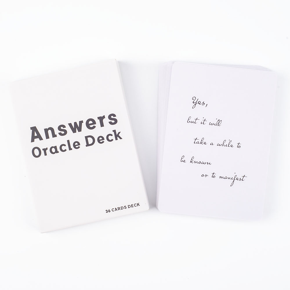 Answers Oracle Deck 36 Cards M - đánh giá và giá Tarot Deck With Guidebook