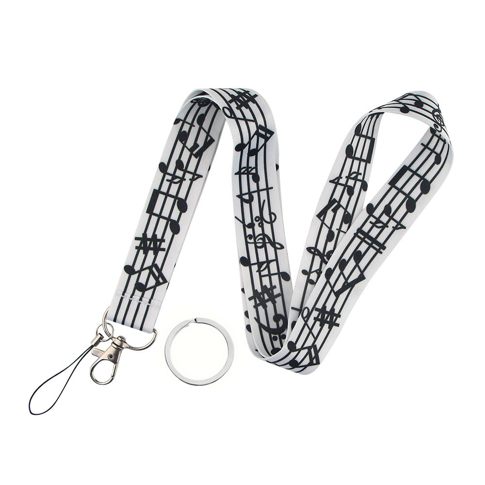 Musical Notes Lanyards for Key - đánh giá và giá Blank Sheet Music Notebook