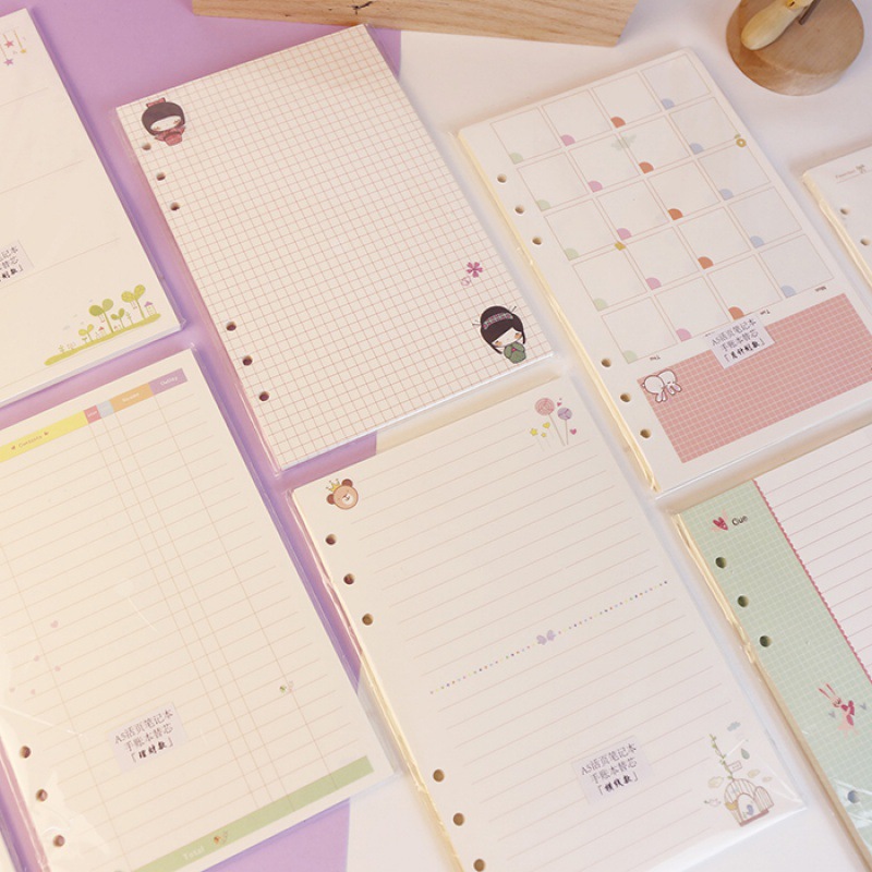 Kawayi A5 A6 Loose Leaf Notebo - đánh giá và giá A5 Spiral Dotted Grid Notebook