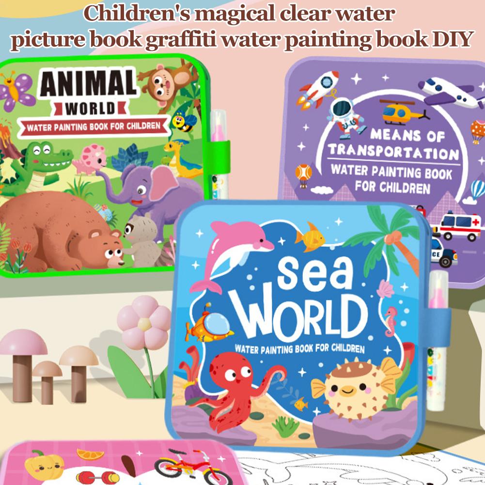 Foldable Water Painting Book F - đánh giá và giá Reusable Water Magic Coloring Book